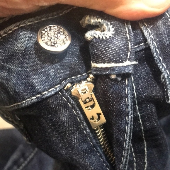 True Religion “Jeggings” Medium Wash Flap Pocket Ankle Stretch Jeans size 25 - Picture 14 of 14